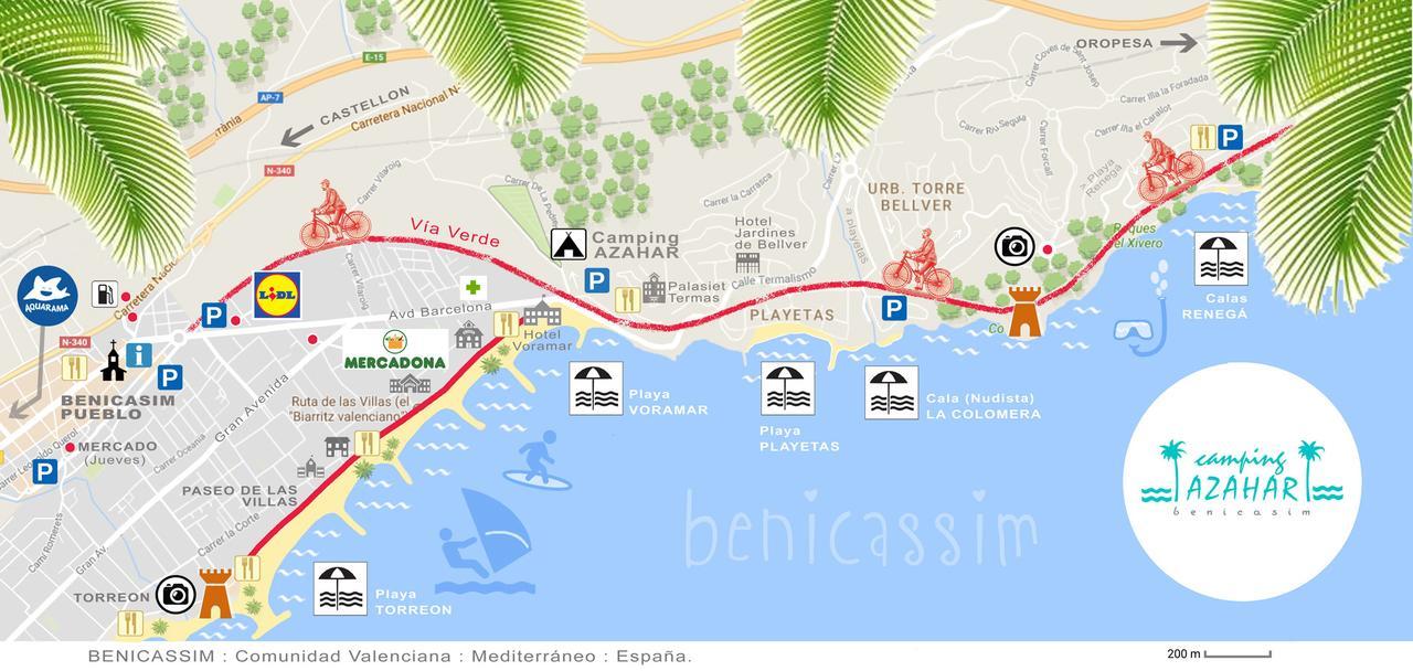 Camping Azahar Benicàssim Dış mekan fotoğraf